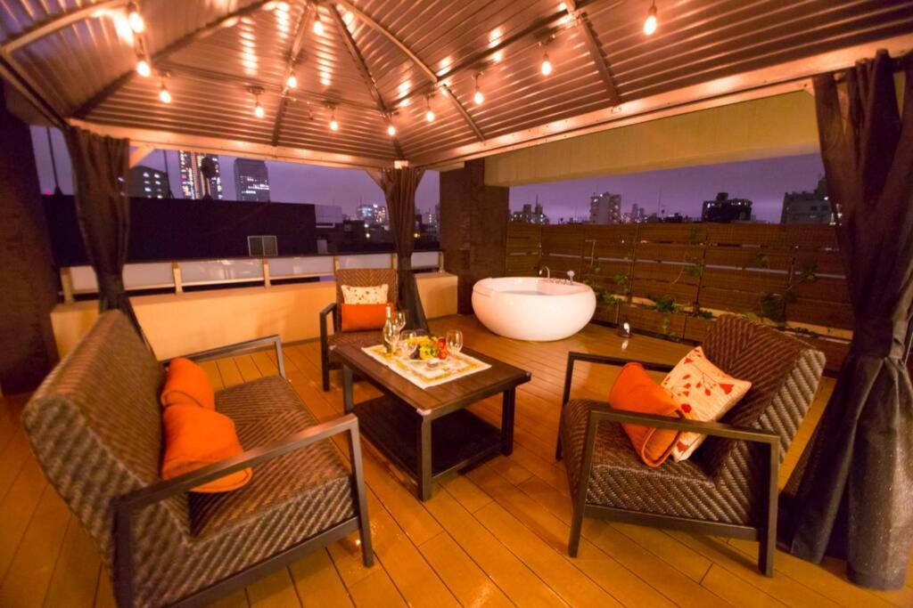 Oshiage Sky View Terrace Penthouse Apartamento Tóquio Exterior foto